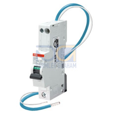 DSE201 B16 A30 - N Blue Residual Current Circuit Breaker with Overcurrent Protection