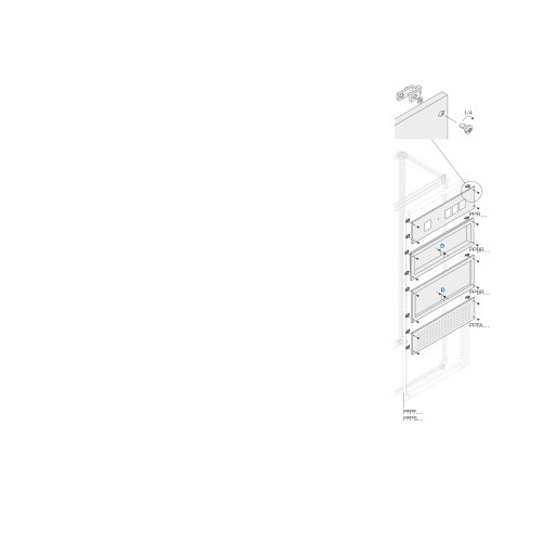 BLIND RECESSED PANEL H=600MM W=600MM