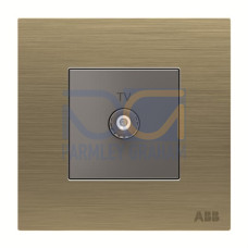 TV outlet 1 gang Antique Gold - Millenium