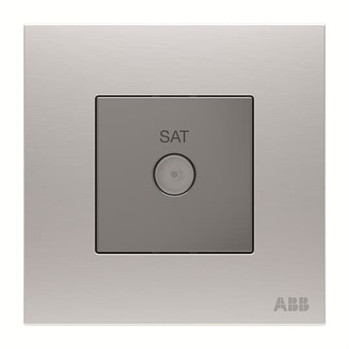 SAT outlet SAT 1 gang Stainless steel - Millenium