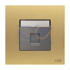 Phone outlet 1 gang Matt Gold - Millenium