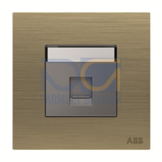 Phone outlet 1 gang Antique Gold - Millenium