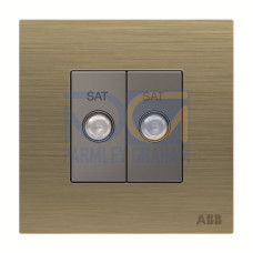 SAT outlet SAT 1 gang Antique Gold - Millenium