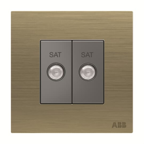 SAT outlet SAT 1 gang Antique Gold - Millenium