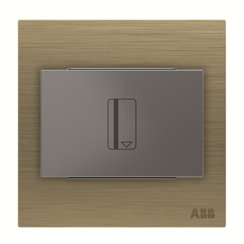 Card switch with LED not exchangeable Antique Gold - Millenium