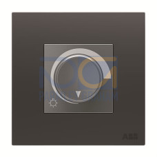 Dimmer 1gang Silk Black - Millenium