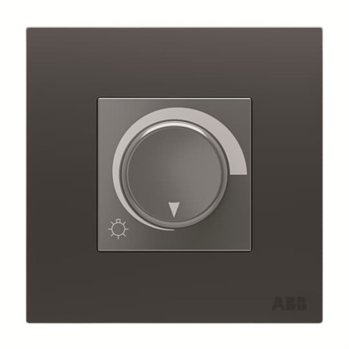 Dimmer 1gang Silk Black - Millenium