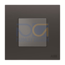 Blank cover Blind plate Without imprint Silk Black - Millenium