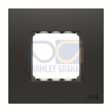 Frame 1-gang(s) Silk Black - Millenium