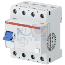 F204 A-125/0.3-L Residual Current Circuit Breaker 4P Type A 300 mA