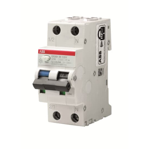 DS201 M B16 A30 110V Residual Current Circuit Breaker with Overcurrent Protection