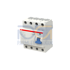F204 AC-100/0.1 Residual Current Circuit Breaker 4P Type AC 100 mA