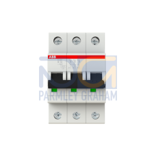 S203-B10 Miniature Circuit Breaker - 3P - B - 10 A