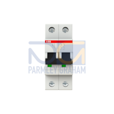 S202-B25 Miniature Circuit Breaker - 2P - B - 25 A