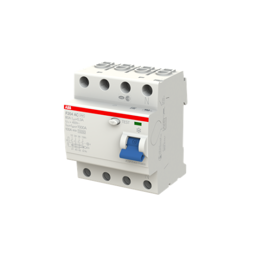 F204 A-80/0.3 Residual Current Circuit Breaker 4P Type A 300 mA