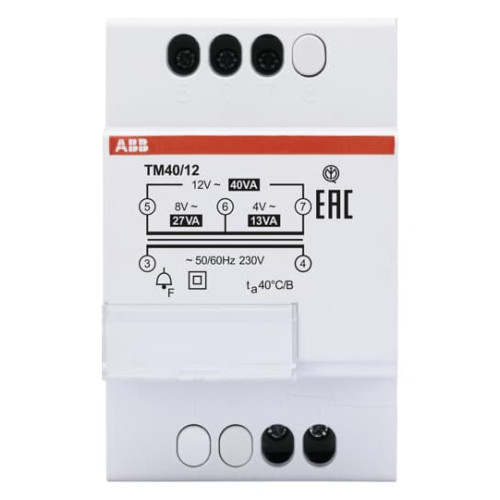 TM40/12 Fail safe bell transformer