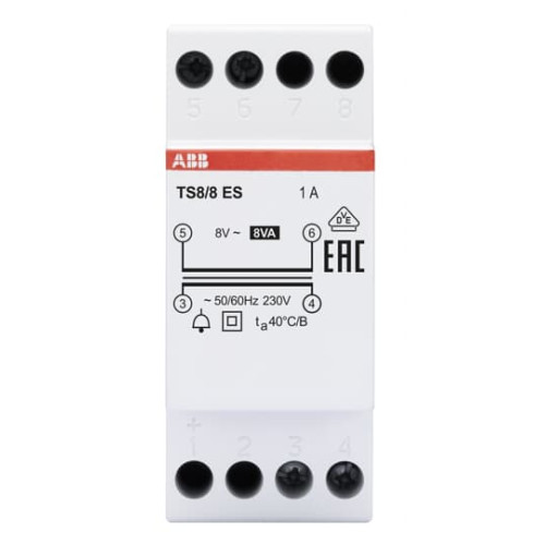 TS 8/8 ES Non-inherently short-circuit proof bell transformer
