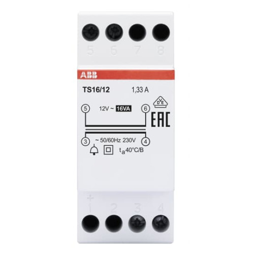 TS16/12 Non-inherently short-circuit proof bell transformer