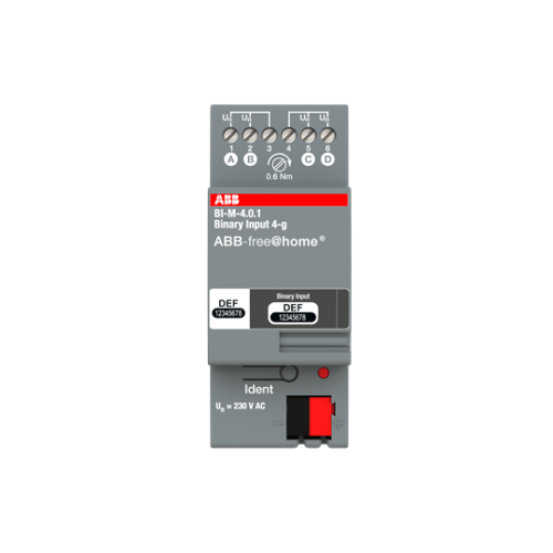 BI-M-4.0.1 Binary Input, 4-fold, 230 V, MDRC