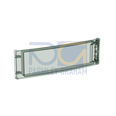 1SLM006500A1907 Enclosure accessories door , 18 modules, 1 row(s),  Door: Single, Transparent, Dimensions: 39.000 mm x 123.000 mm x 422.000 mm
