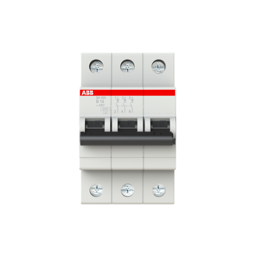 SH203-B16 Miniature Circuit Breaker - 3P - B - 16 A
