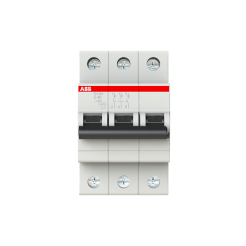 SH203-C40 Miniature Circuit Breaker - 3P - C - 40 A