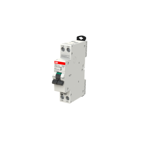 S2011C-C2 Miniature circuit breaker - 2P - C - 2 A