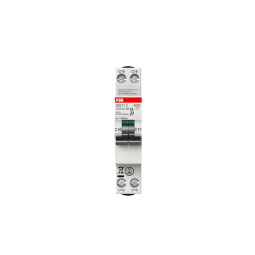 S2011C-B2 Miniature circuit breaker - 2P - B - 2 A