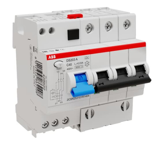 DS203 A-C40/0.03 Residual Current Circuit Breaker with Overcurrent Protection