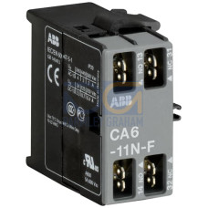 CA6-11N-F Auxiliary Contact - 0 NO - 0 NC - Flat-Pin Connections