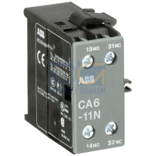 CA6-11N Auxiliary Contact - 0 NO - 0 NC - Screw Terminals