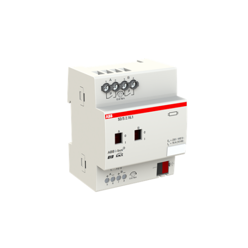 SD/S2.16.1 Switch-/Dim Actuator, 2-fold, 16 A, MDRC