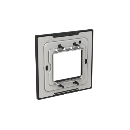 Frame 1-gang(s) Silk Black - Millenium