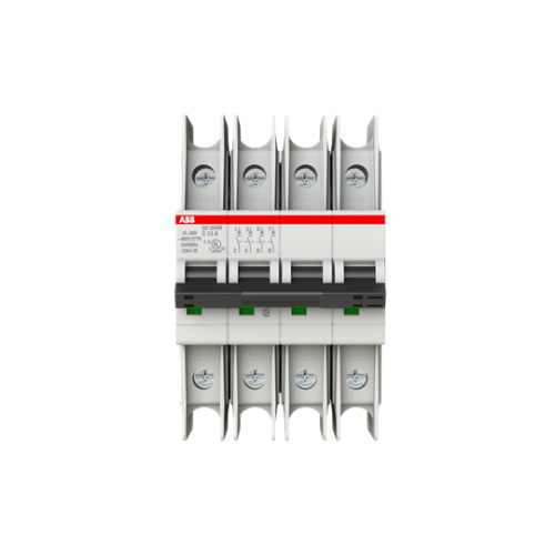 SU204M-C13 Miniature Circuit Breaker - 4P - C - 13 A