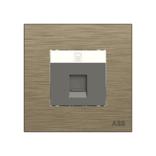 Phone outlet 1 gang Antique Gold - Millenium