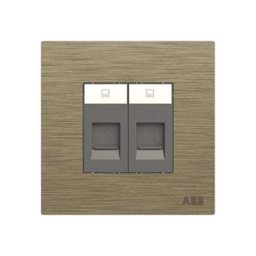 Data outlet 2 gang Antique Gold - Millenium