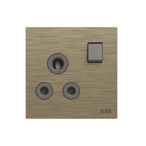 Socket outlet Round 15A Without imprint British Standard Antique Gold  - Millenium