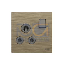 Socket outlet Round 15A Without imprint British Standard Antique Gold  - Millenium