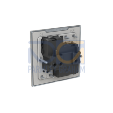 Socket outlet Universal Without imprint Stainless steel  - Millenium