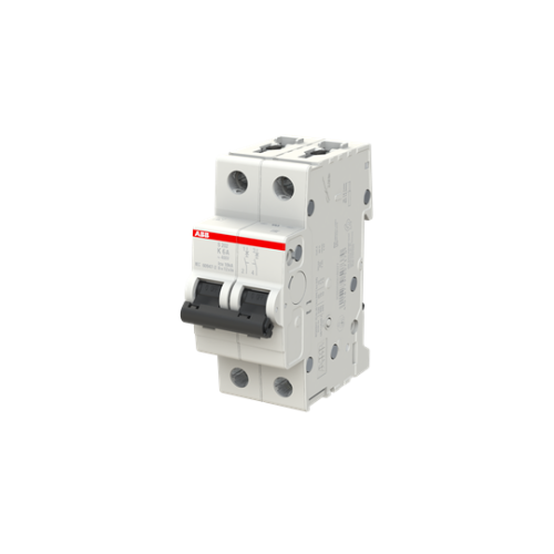 2-Pole, Type K 6kA, 6A