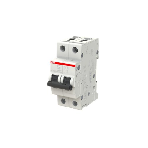 2-Pole, Type K 6kA, 3A
