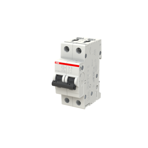 S202-K1.6 Miniature Circuit Breaker - 2P - K - 1.6 A