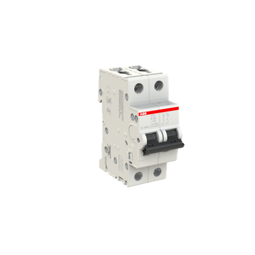 2-Pole, Type K 6kA, 8A