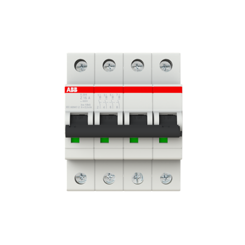 S204-Z16 Miniature Circuit Breaker - 4P - Z - 16 A