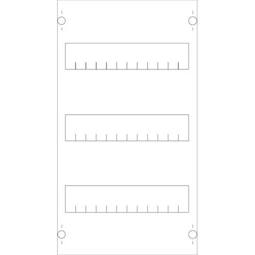 1V00A DIN rail mounting devices 450 mm x 250 mm x 120 mm , 3 , 00