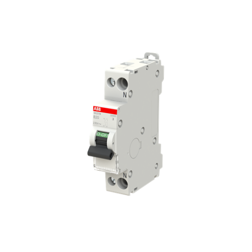 SN201 M-B20 Miniature circuit breaker - 1+NP - B - 20 A