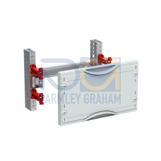 MBF183 cable fastening rail 150 mm x 250 mm x 200 mm , 0000