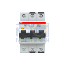 S303P-Z1 Miniature Circuit Breaker - 3P - Z - 1 A