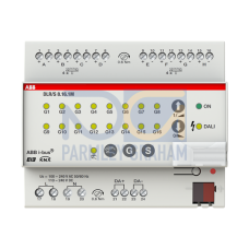 DLR/S8.16.1M DALI Light Controller, 8-fold, Manual Operation, MDRC