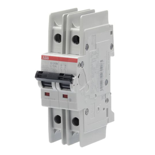 SU202M-C13 Miniature Circuit Breaker - 2P - C - 13 A